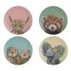 Marini Ferlazzo Wild Planet Bamboo Plate 20cm Set Of 4 Assorted -The Galley store le0001