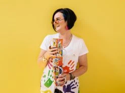 Love Hearts Mug 370ML Rainbow Girls -The Galley store maxwell williams donna sharam love hearts mugs