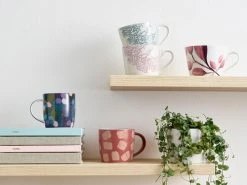 Macaroni Mug 440ML Terracotta -The Galley store maxwell williams driftwood sassafras macaroni winter mug shelfie 1