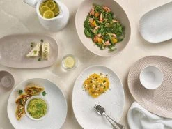 Dune Oval Platter 36x27cm White Gift Boxed -The Galley store maxwell williams dune 5