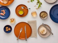 Sienna Deep Plate 26x2.5cm Terracotta -The Galley store maxwell williams sienna 02 800x600