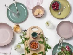 Sienna Deep Plate 26x2.5cm Pink -The Galley store ss22 website maxwell williams sienna 1 3