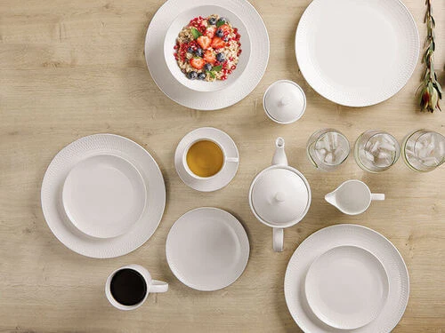 White Basics Diamonds Charger Plate 30cm 4 White Basics Diamonds Charger Plate 30cm - Image 2